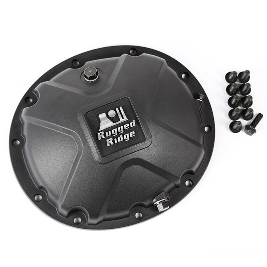 RUGGED RIDGE | 16595.14 | 84-96 Cherokeeboulder Aluminum Differential Cover,Black Black