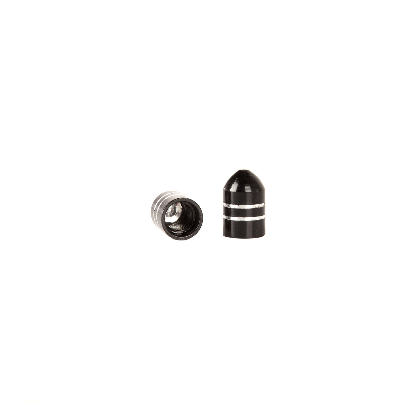 RUGGED RIDGE | 16715.26 | Valve Stem Cap, Aluminum, Black, 5 Pack