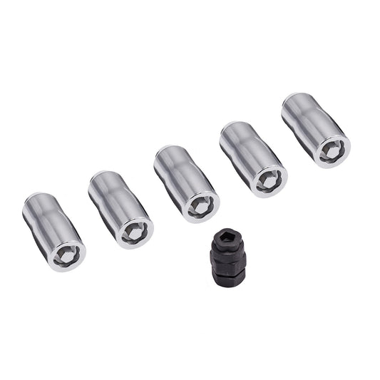 RUGGED RIDGE | 16715.31 | Wheel Lock Nut Set, 5 Nuts With Key, Chrome, M14-1.5