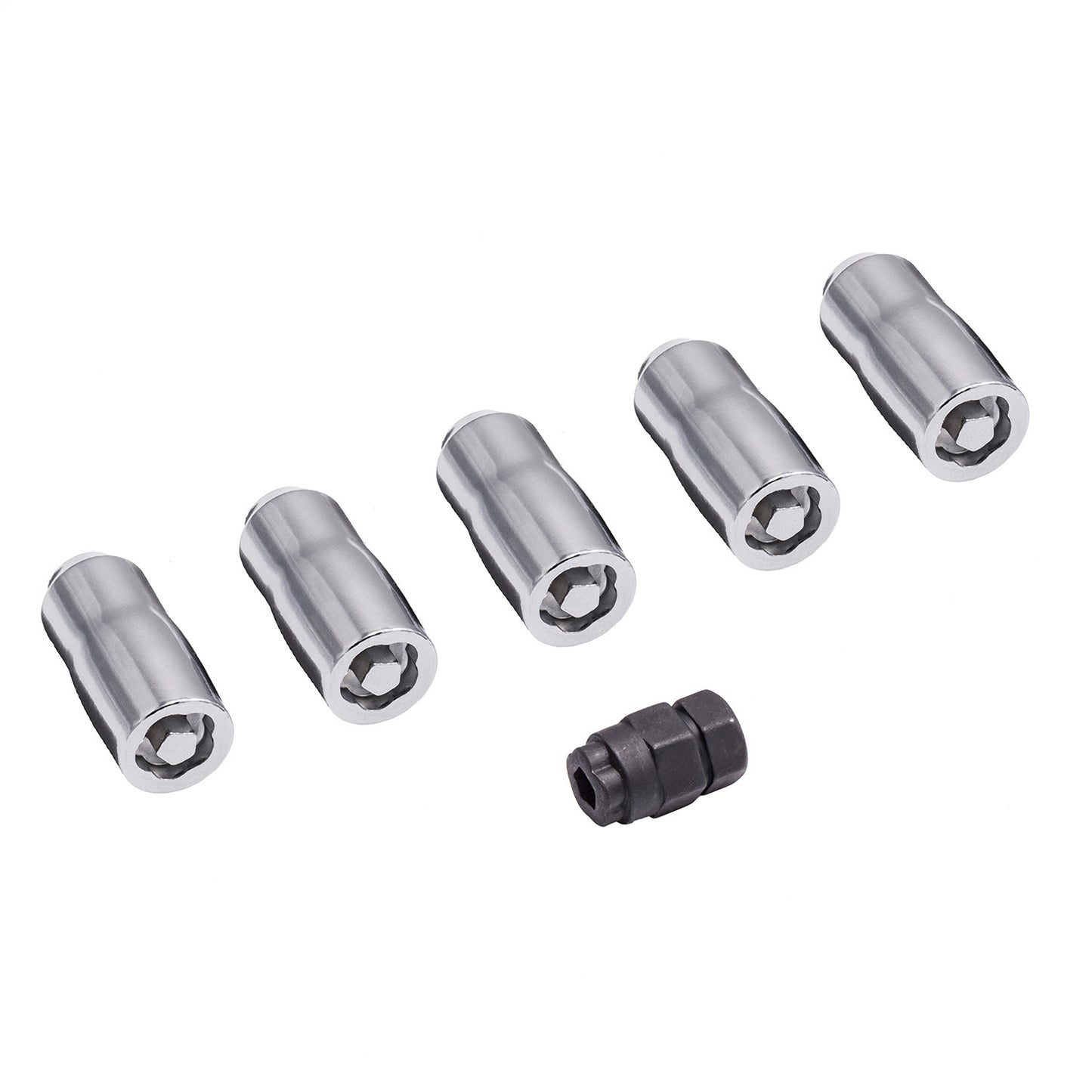 RUGGED RIDGE | 16715.31 | Wheel Lock Nut Set, 5 Nuts With Key, Chrome, M14-1.5