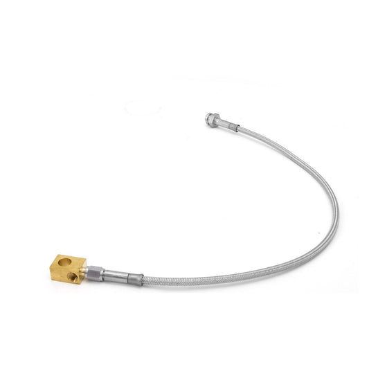 RUGGED RIDGE | 16735.05 | Rear Brake Hose, Braided Stainless Steel, 87-95 Jeep Wrangler (Yj)