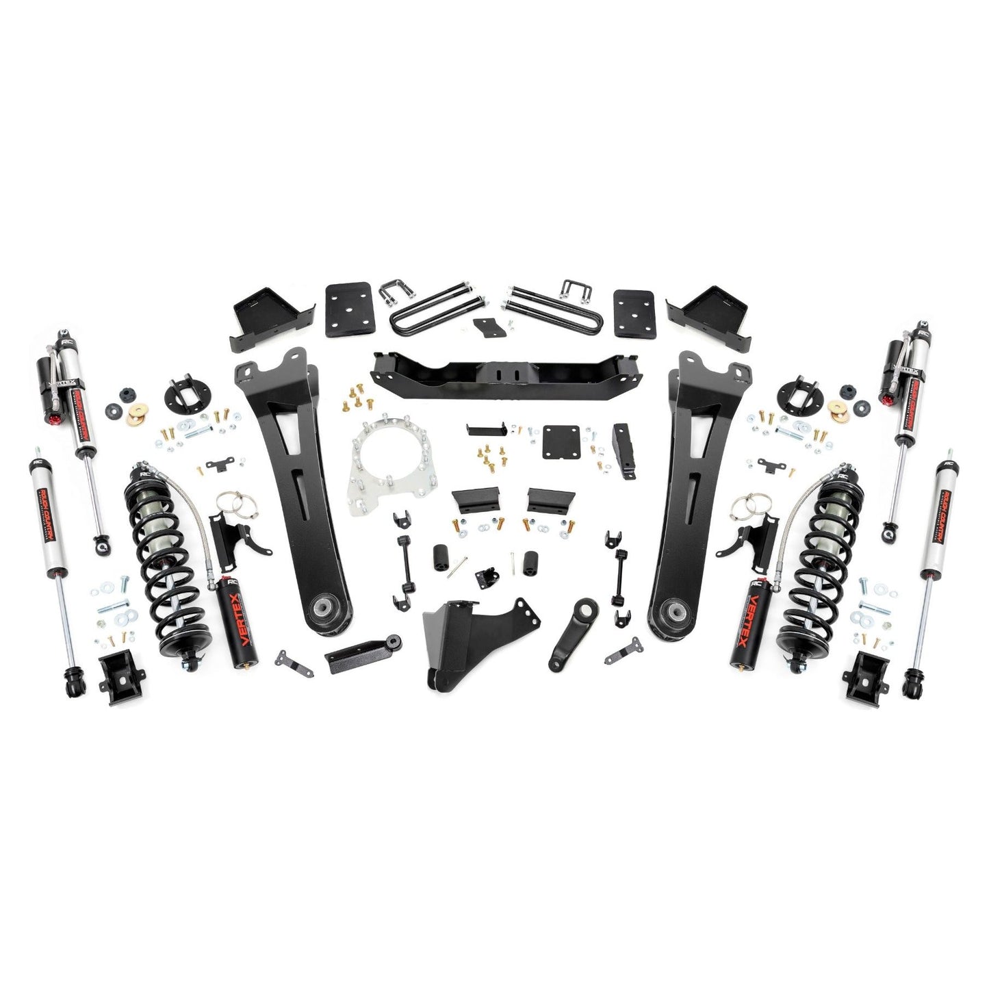 Rough Country Vertex Adjustable Shocks 6 Inch Coilover Conversion Lift Kit I 55859