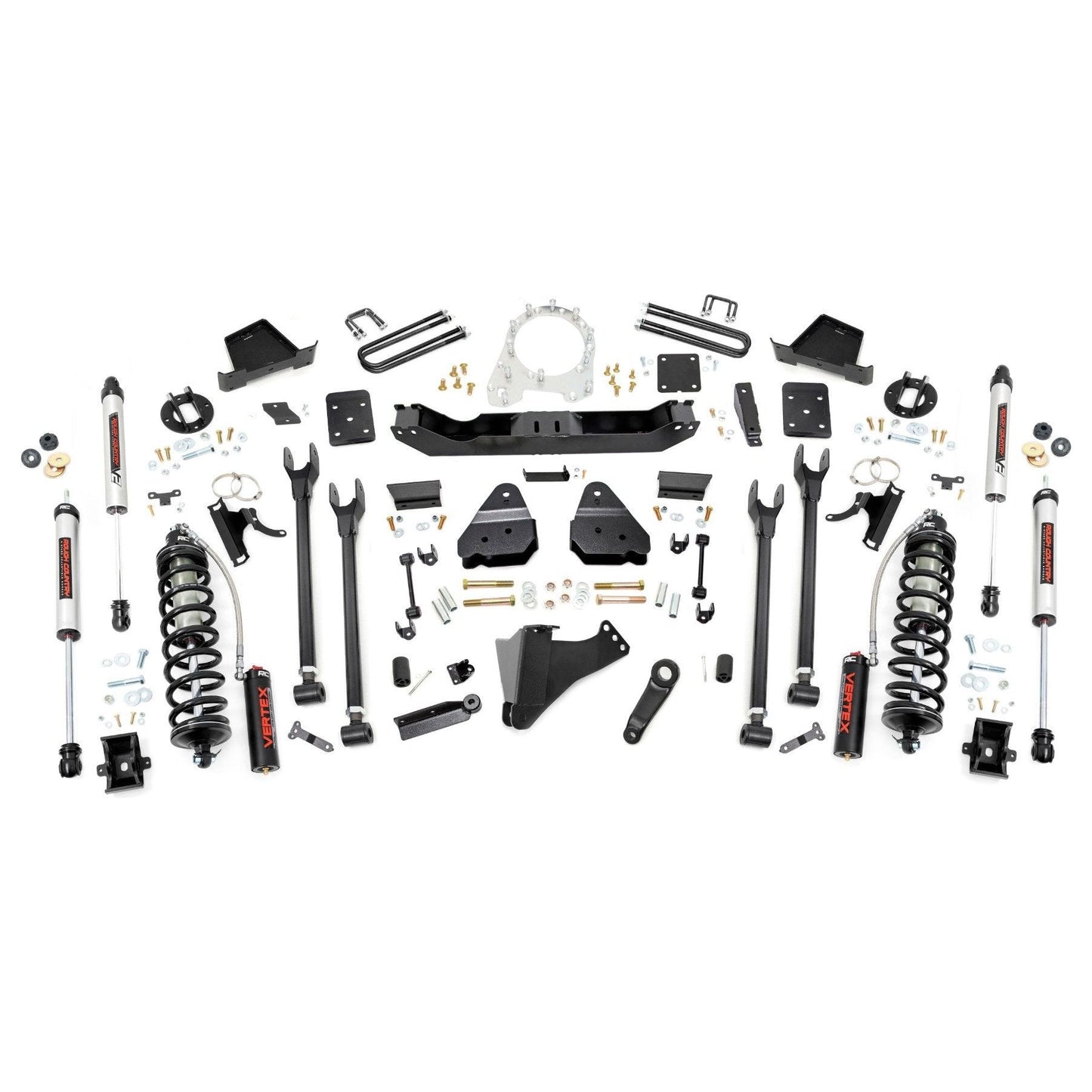 Rough Country V2 Monotube Shocks 6 Inch Coilover Conversion Lift Kit I 52656