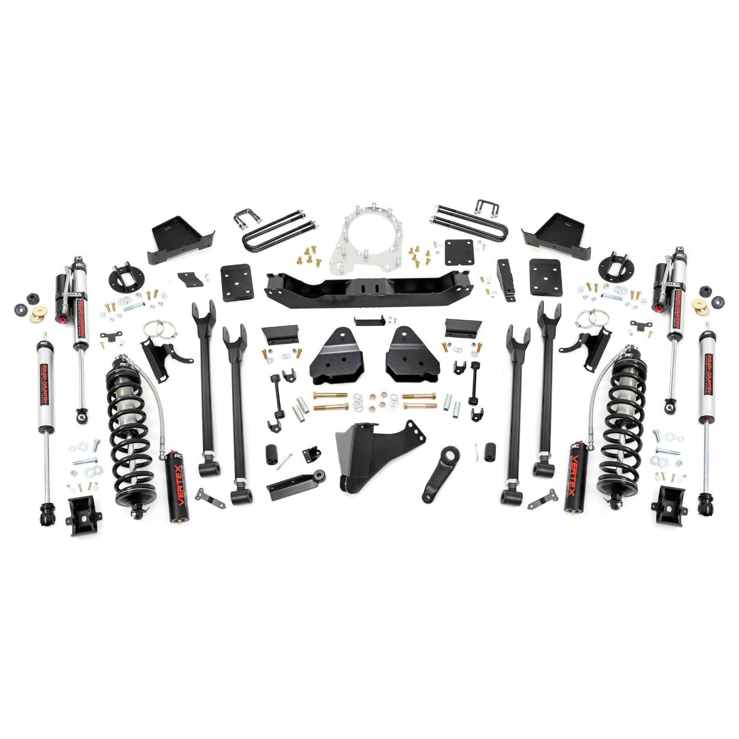 Rough Country Vertex Adjustable Shocks 6 Inch Coilover Conversion Lift Kit I 52657