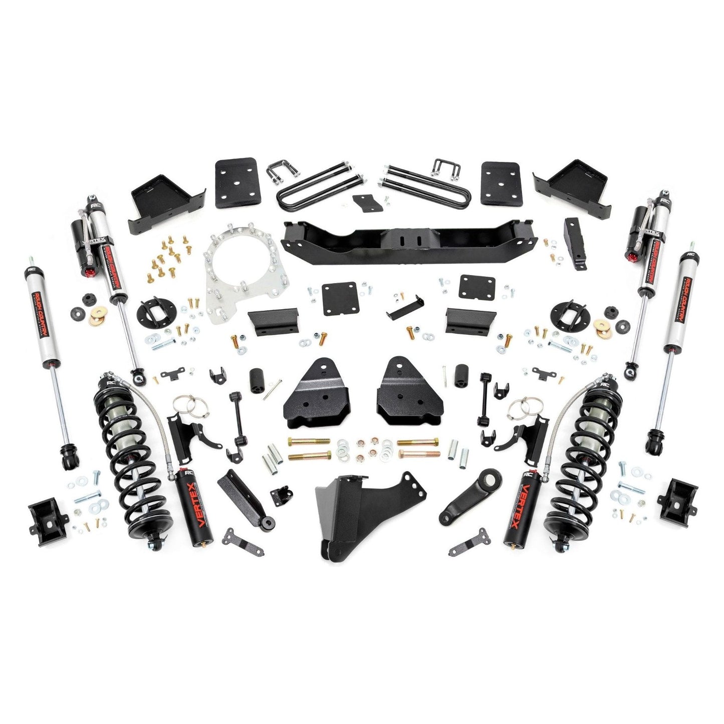 Rough Country Vertex Adjustable Shocks 6 Inch Coilover Conversion Lift Kit I 51757