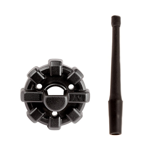 RUGGED RIDGE | 17212.41 | Elite Antenna Base With 6" Reflex Antenna; 07-18 Jeep Wrangler Jk/Jl
