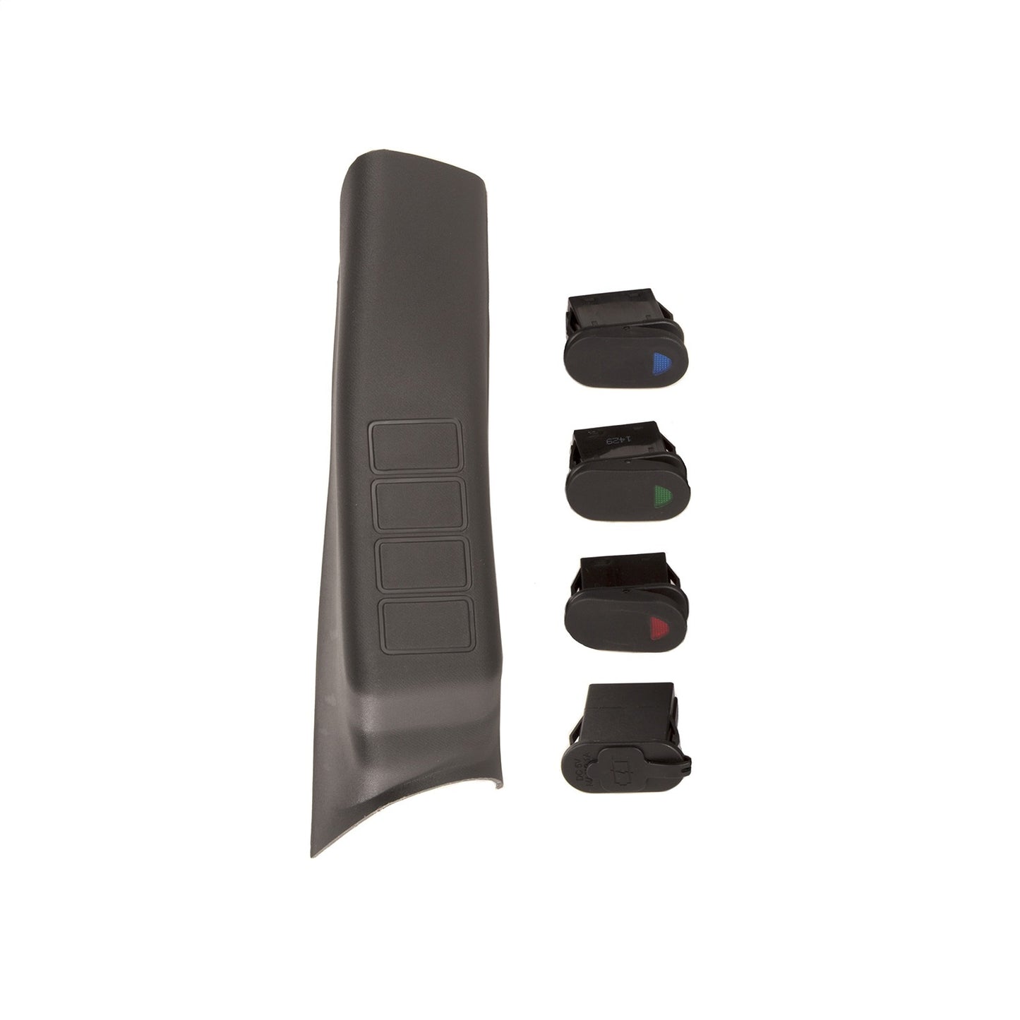 RUGGED RIDGE | 17235.94 | A-Pillar Pod Kit, 3 Switch, Usb, Right, 07-10 Jeep Wrangler Jk/Jku
