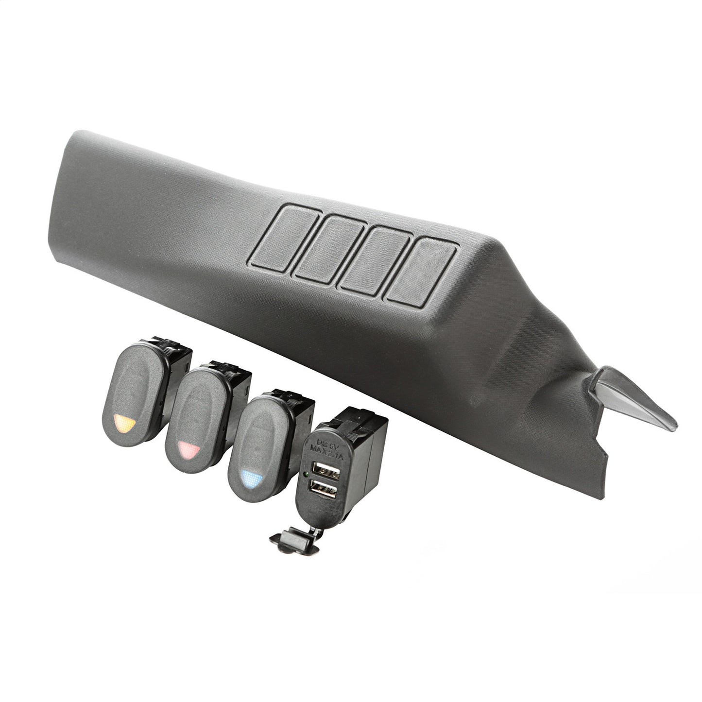 RUGGED RIDGE | 17235.98 | A-Pillar Pod Kit, 3 Switch, Usb; 11-17 Jk/Jku