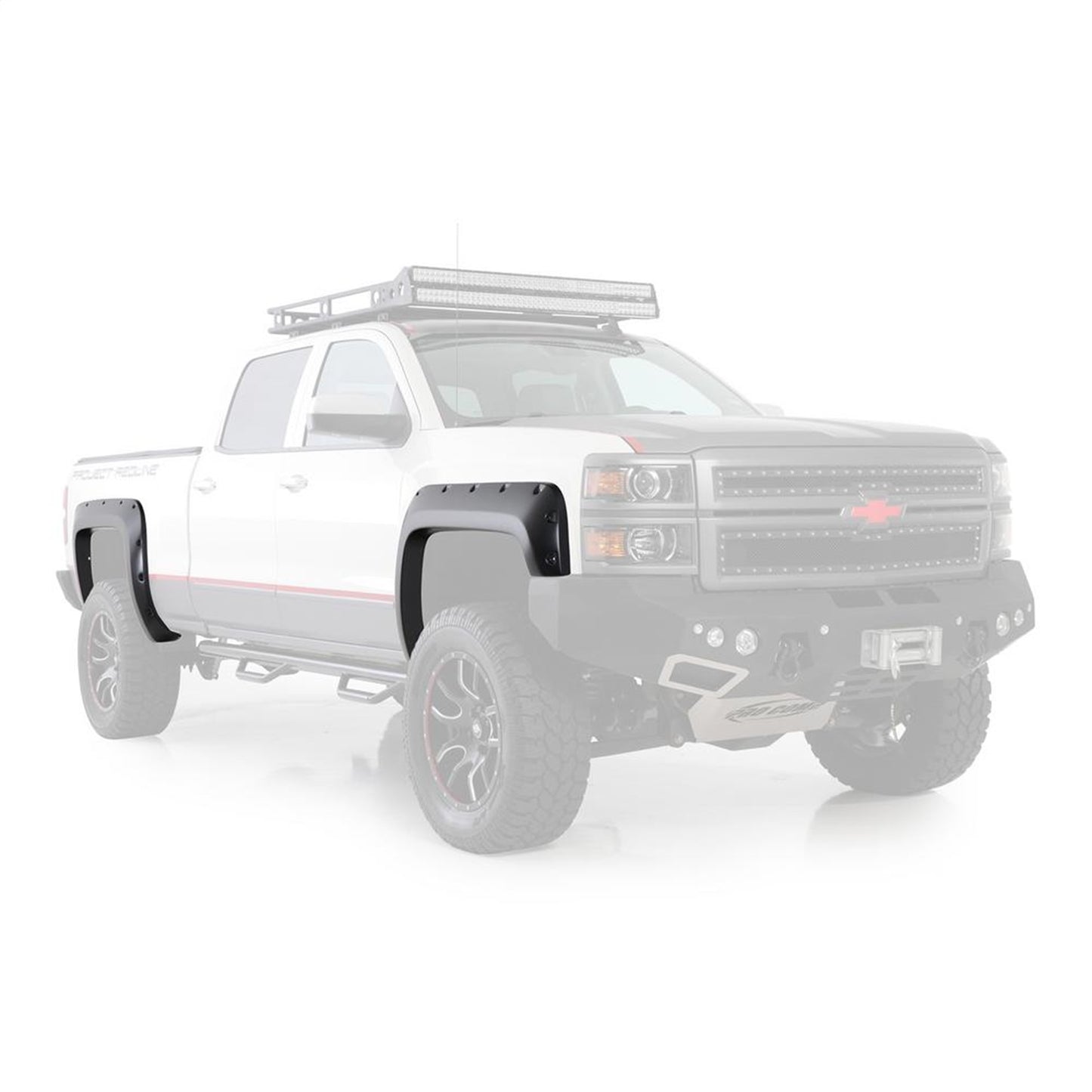 Smittybilt M1 Fender Flare Bolt On Front And Rear Black I 17291-GBA