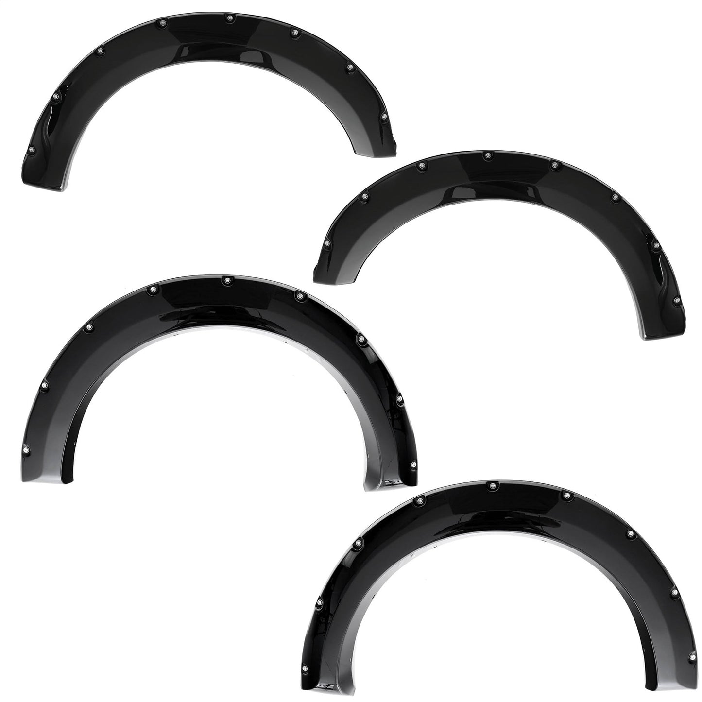 Smittybilt M1 Fender Flare Bolt On Shadow Black I 17397-G1