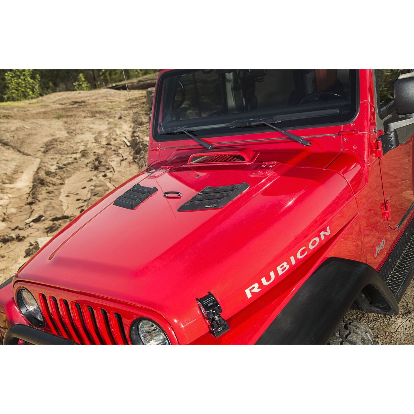 RUGGED RIDGE | 17759.09 | 97-16 Wrangler Performance Vented Hood Insert
