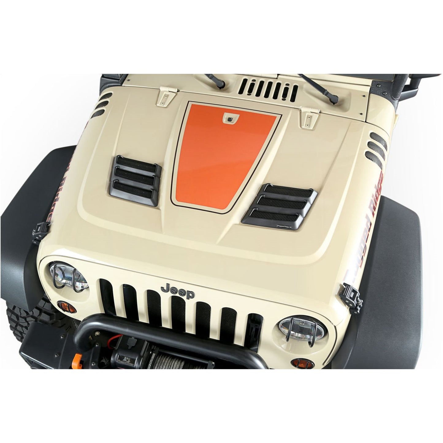 RUGGED RIDGE | 17759.09 | 97-16 Wrangler Performance Vented Hood Insert