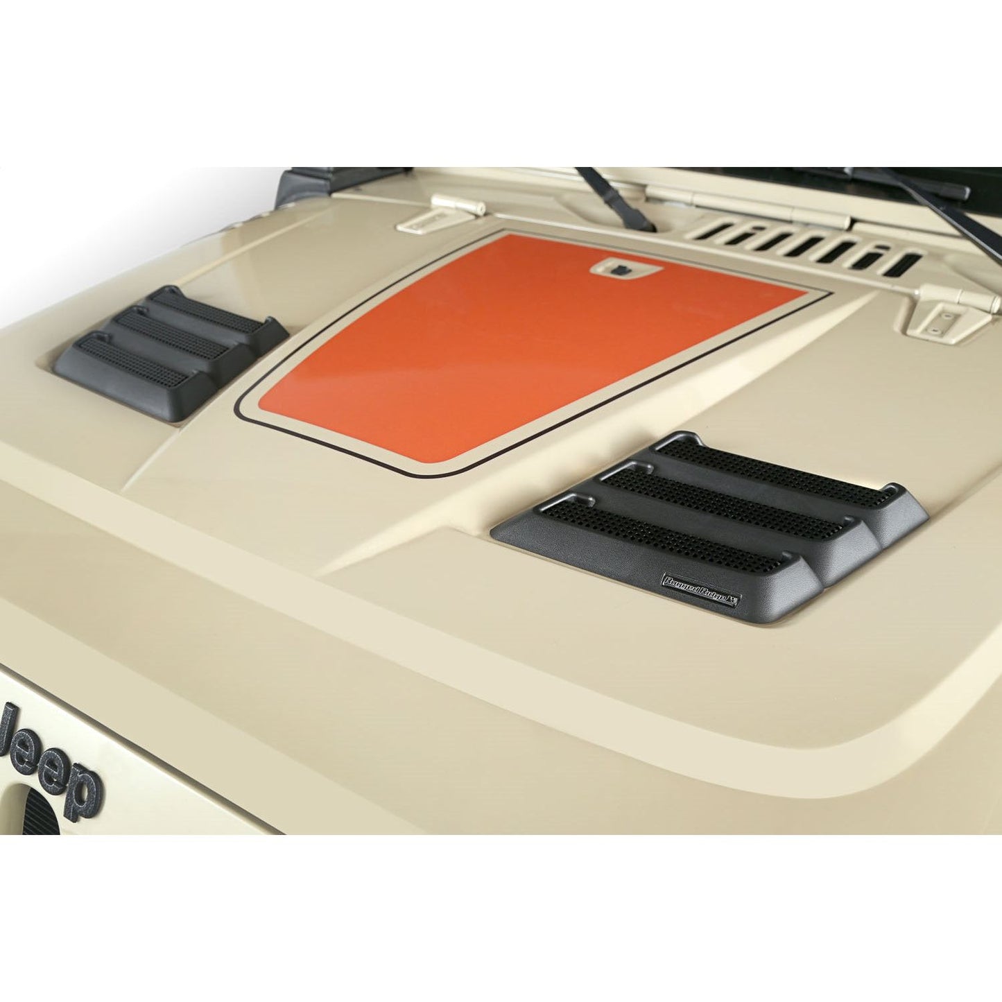 RUGGED RIDGE | 17759.09 | 97-16 Wrangler Performance Vented Hood Insert