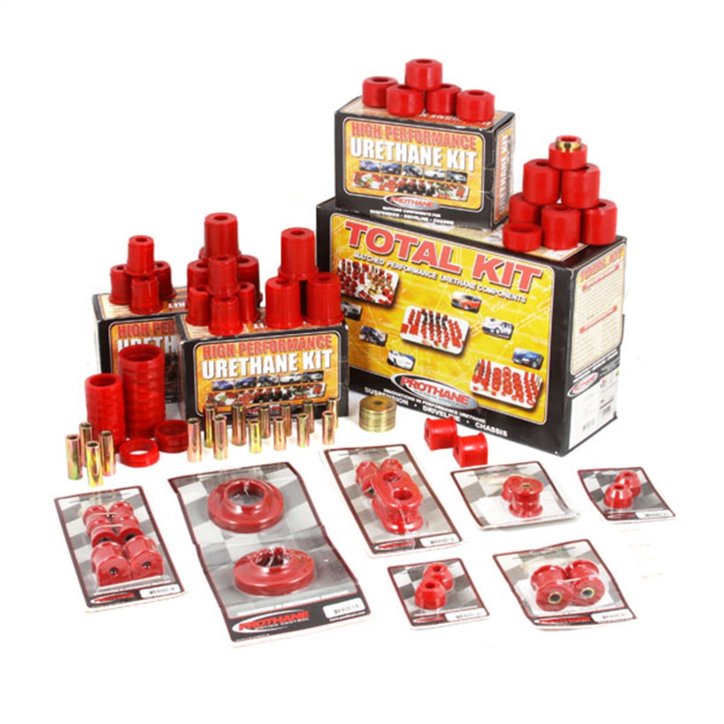 RUGGED RIDGE | 18350.06 | Polyurethane Bushing Kit, Red, 97-06 Jeep Wrangler (Tj)