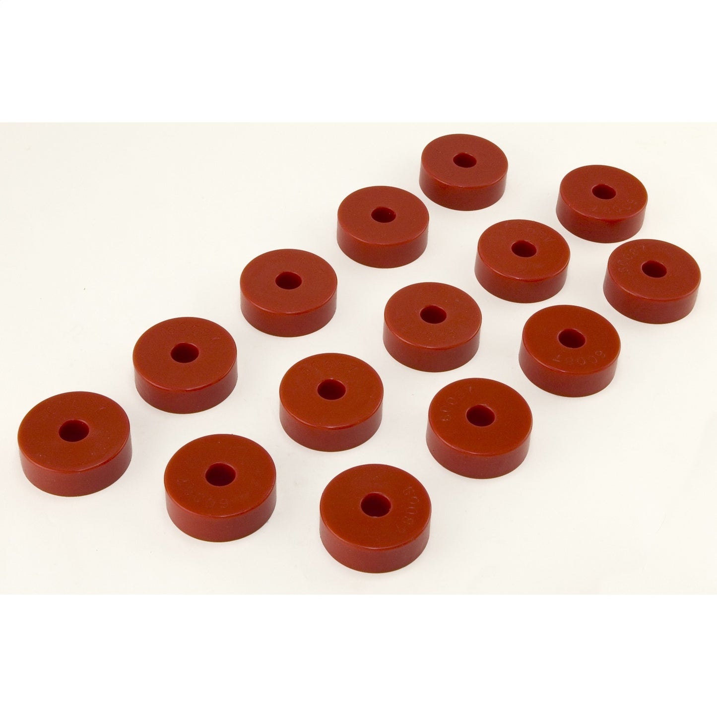 RUGGED RIDGE | 18351.01 | Body Mount Kit, Red, 55-73 Cj, 14 Pieces