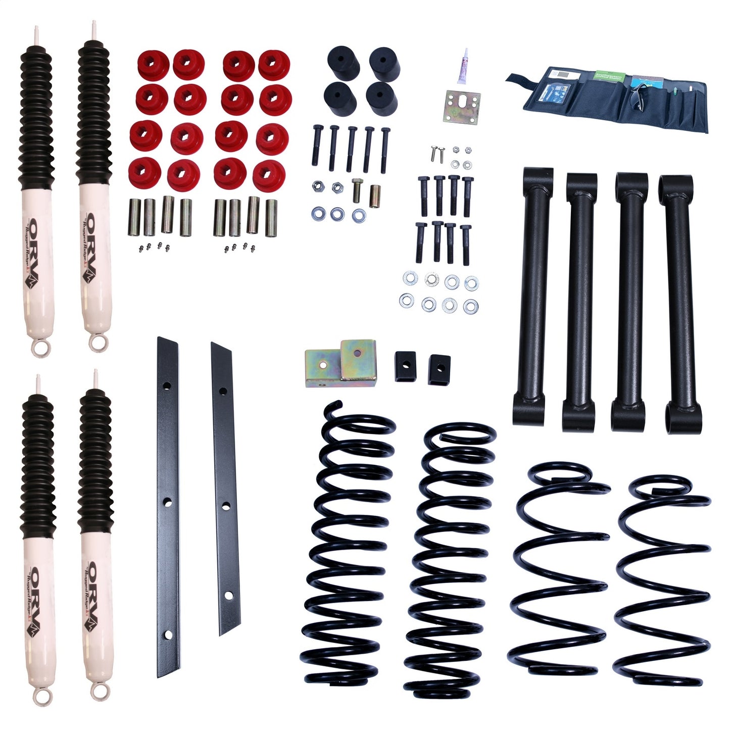 RUGGED RIDGE | 18415.3 | 97-02 Wrangler Lift Kit,Orv,2 Inch With Shocks