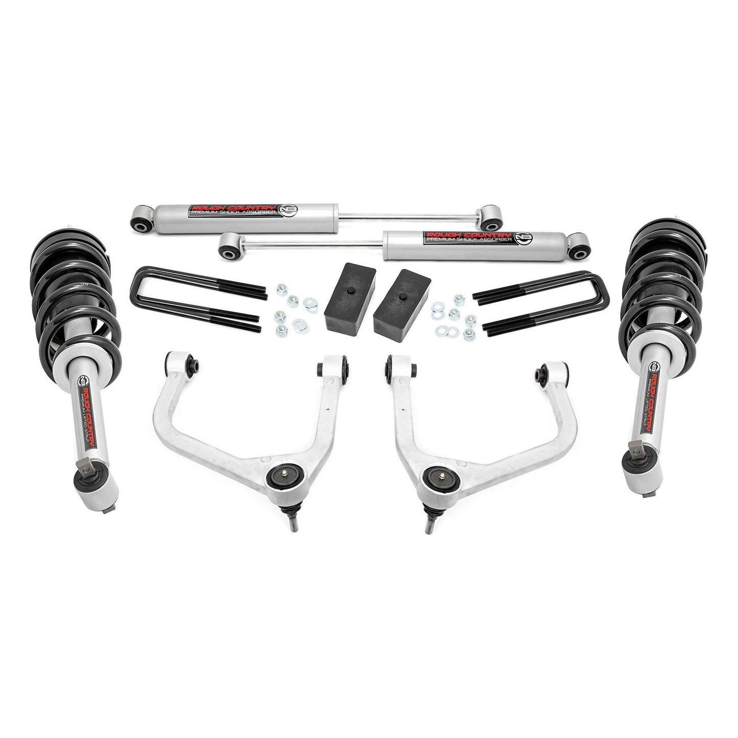 Rough Country N3 Struts w/N3 Rear Shocks 3.5 Inch Lift Kit I 22631