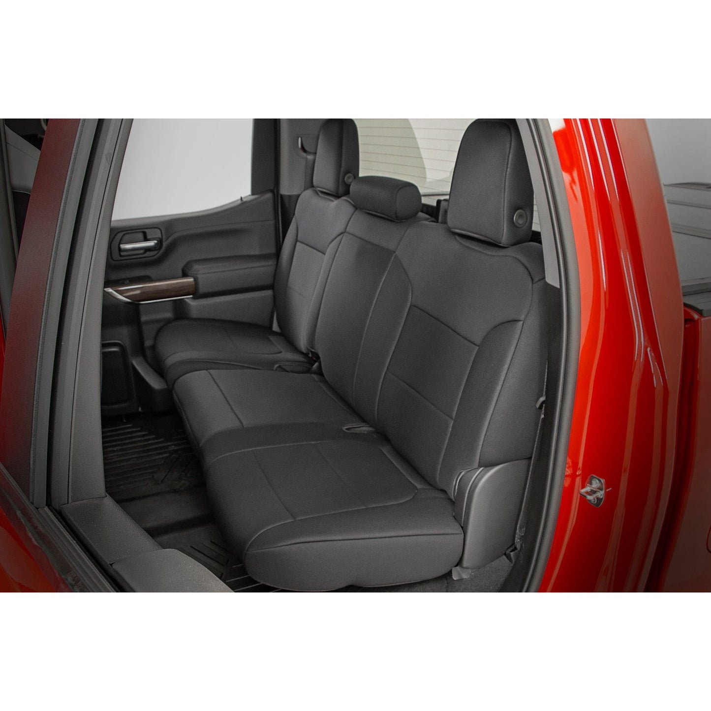 ROUGH COUNTRY Seat Covers | FR 40/40/20 & RR Arm Rest | Chevy/GMC Sierra 1500 (19-26)/Silverado 1500 (19-26) | 91036