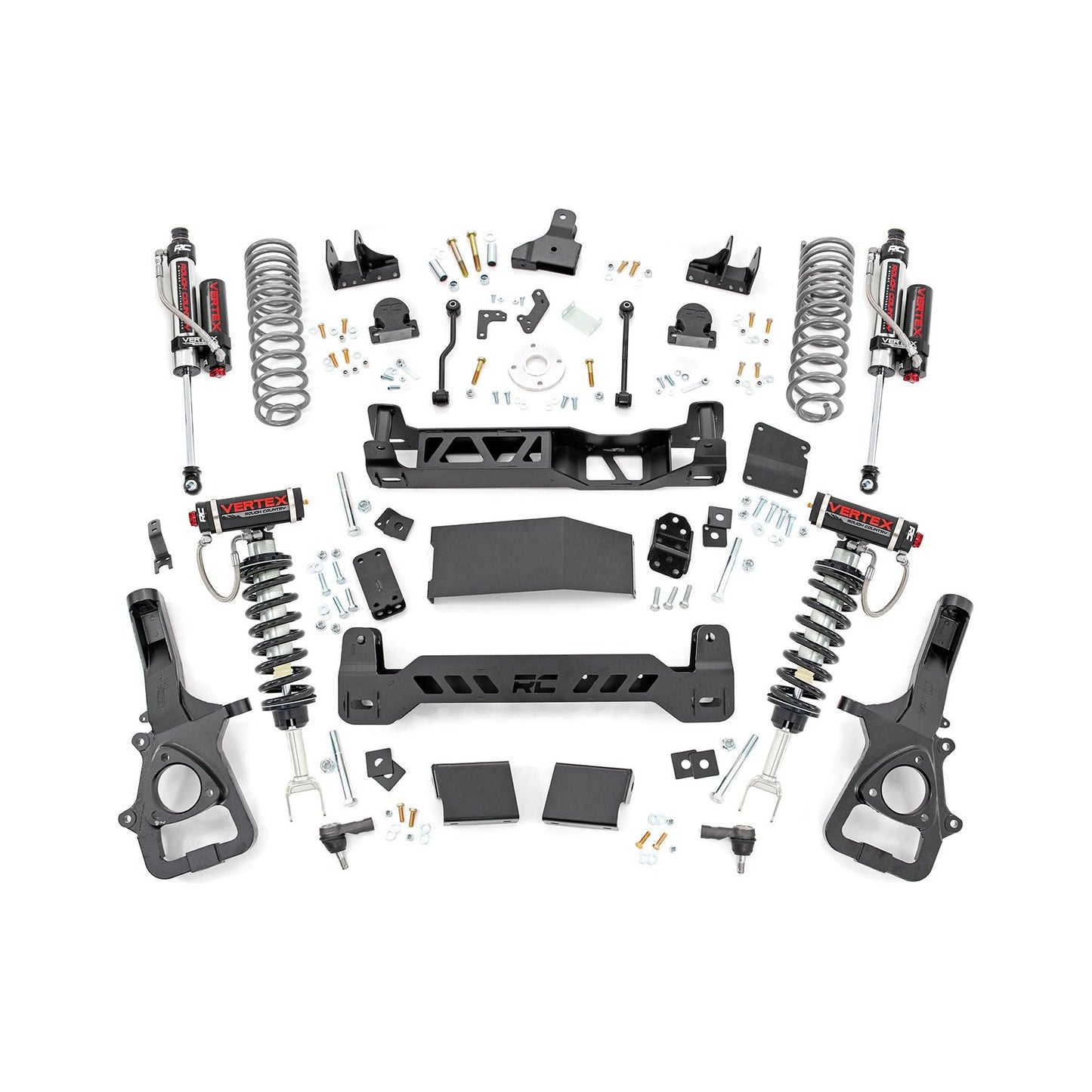 Rough Country Vertex Shocks & Rear Variable Rate Coils 6 Inch Lift Kit I 33450