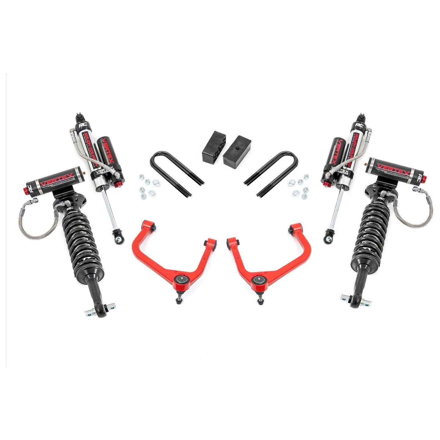 Rough Country Vertex Coilovers w/Vertex Shocks 3.5 Inch Lift Kit I 28850RED