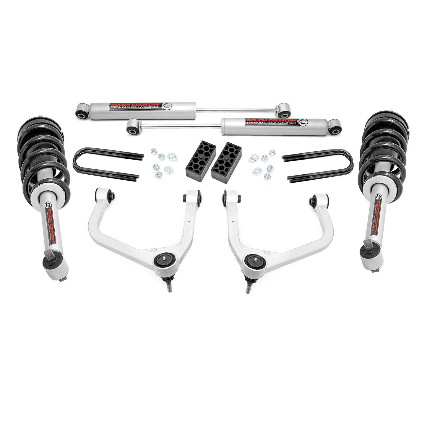 Rough Country N3 Struts w/N3 Rear Shocks 3.5 Inch Lift Kit I 28231