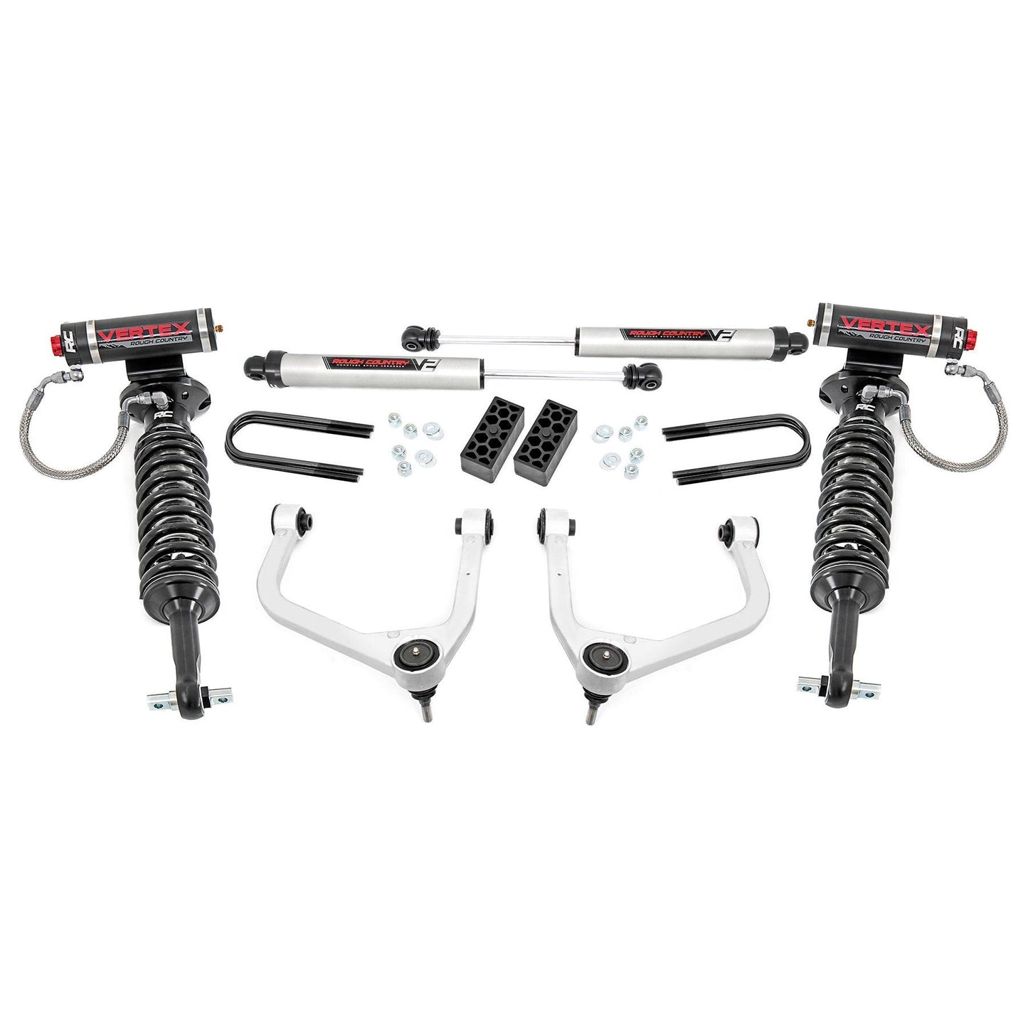 Rough Country Vertex Coilovers w/V2 Rear Shocks 3.5 Inch Lift Kit I 28257