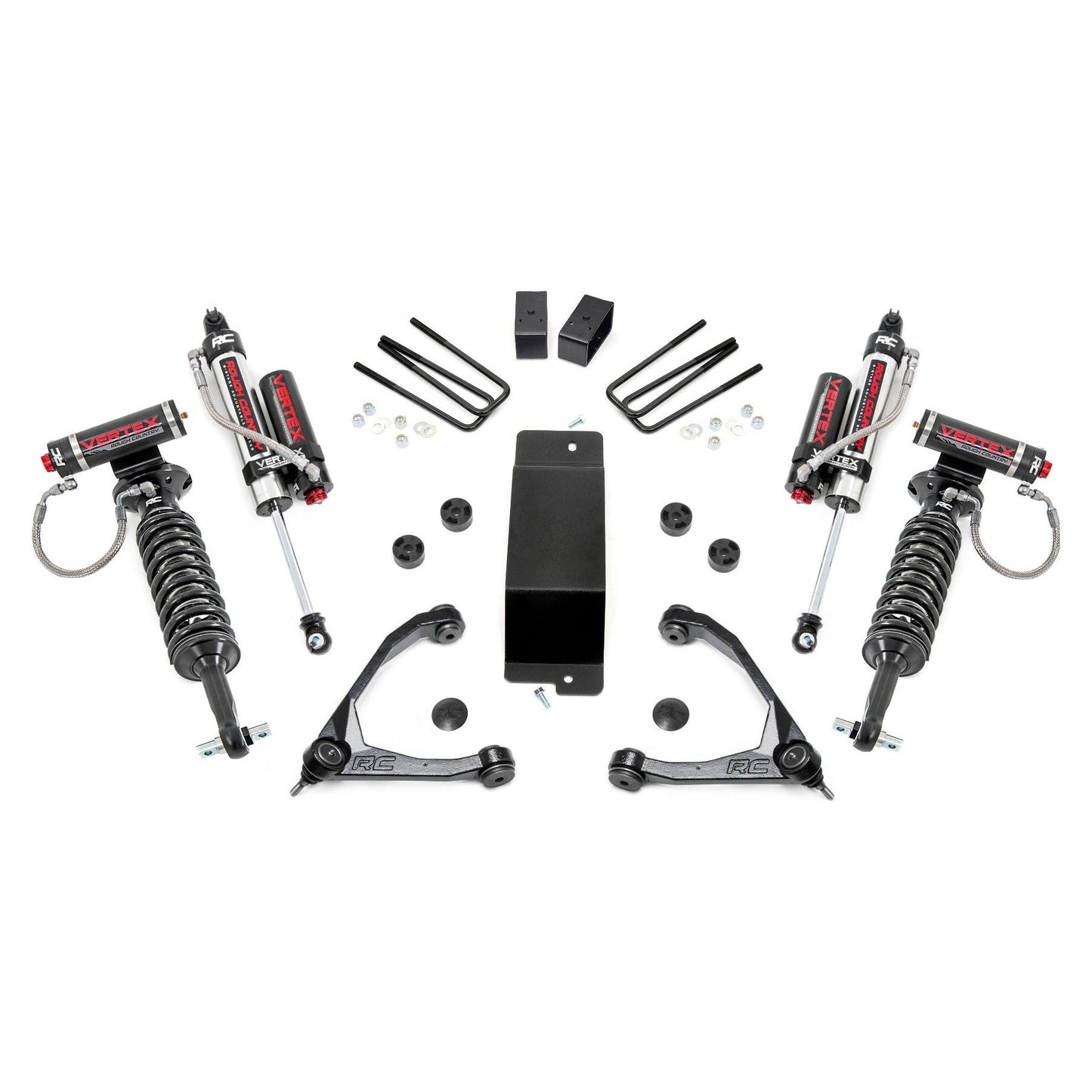 Rough Country Vertex Adjustable Shocks 3.5 Inch Lift Kit I 19450