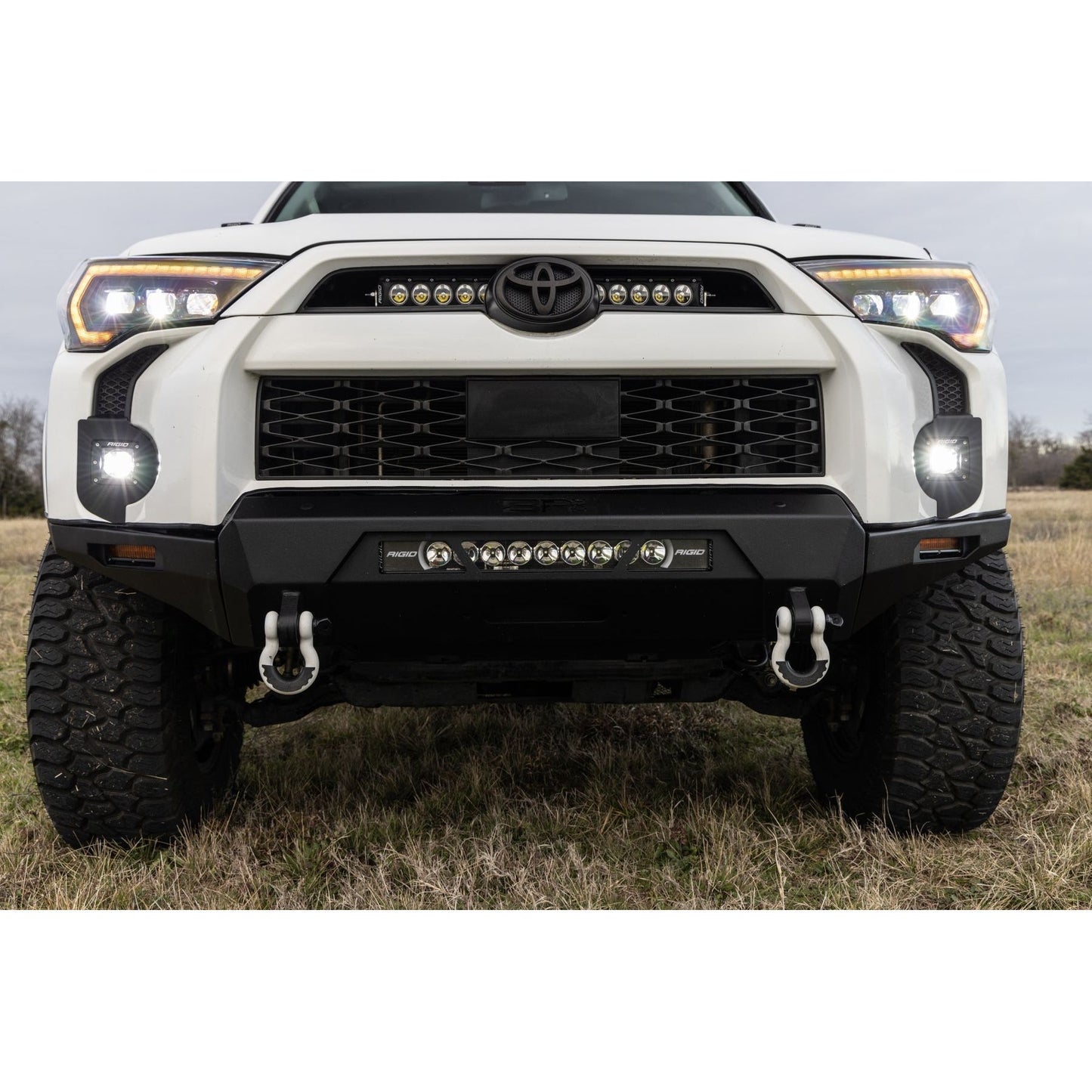 Body Armor 4x4 2014-2024 TOYOTA 4RUNNER HILINE BUMPER HIGH CLEARANCE SIDE WINGS TR-19339W
