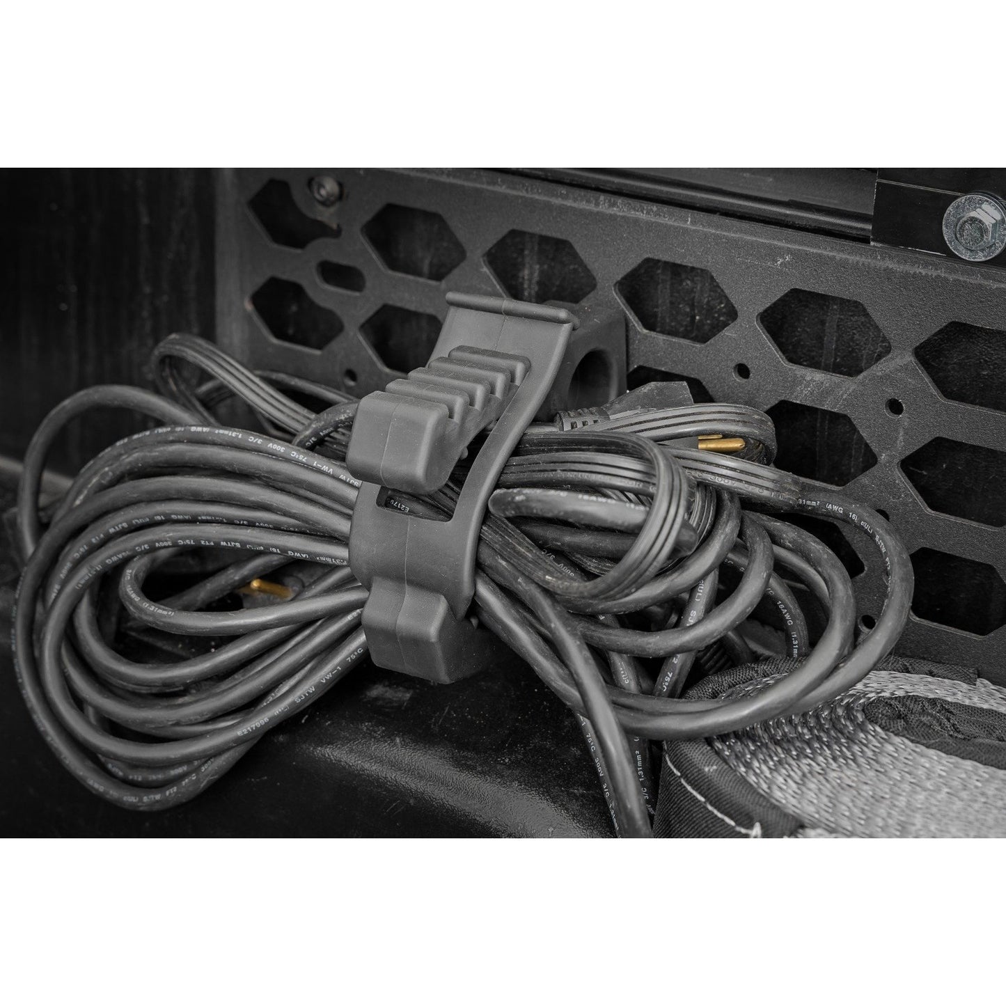 ROUGH COUNTRY Rubber Molle Panel Clamp Kit | Universal | 5/8" - 1 3/8" | 2-Clamps | 99067