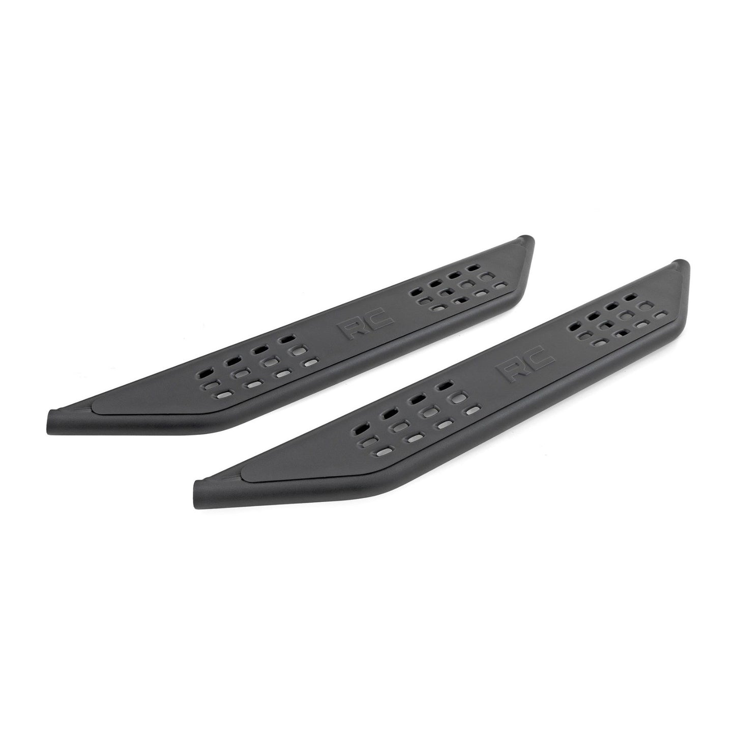 ROUGH COUNTRY OV2 Running Boards | Side Step Bars | 2-Door | Ford Bronco (2 Door) (21-25) | 14004