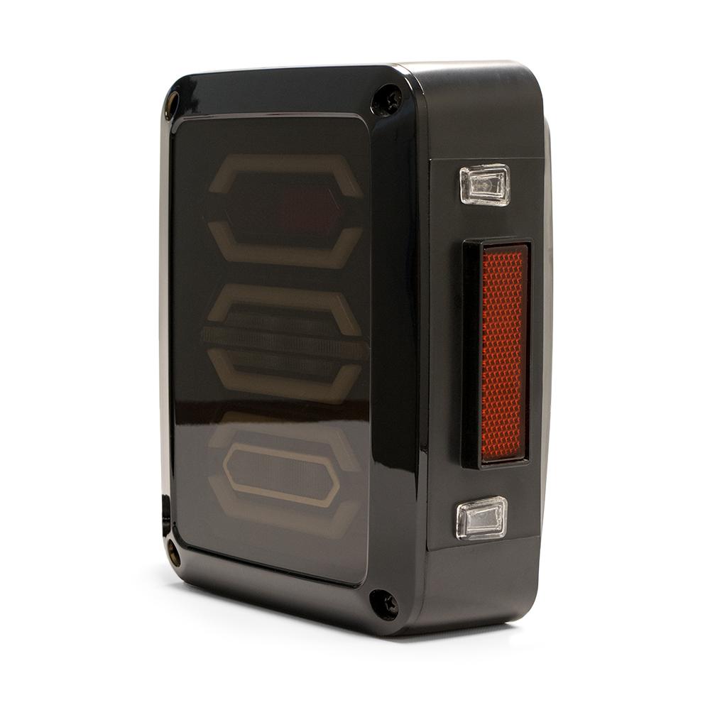 DV8 Off-Road 2007-2018 Jeep JK LED Tail Lights Horizontal C3| TLJK-01