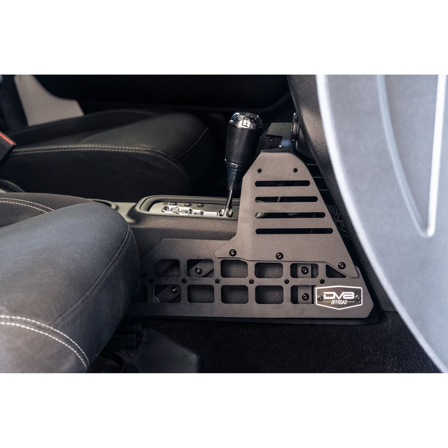 DV8 Off-Road 2007-2018 Jeep Wrangler JK | Center Console Molle Panels & Device Bridge C3| CCJK-01