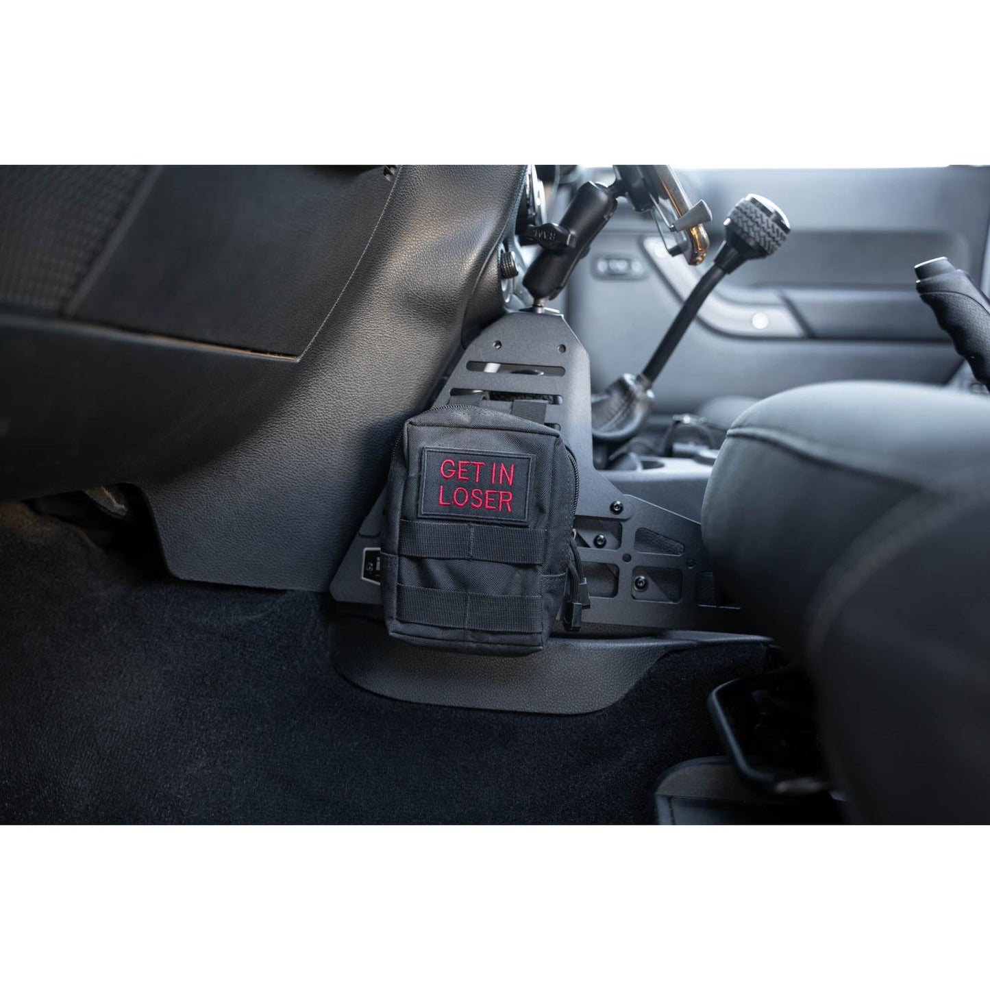 DV8 Off-Road 2007-2018 Jeep Wrangler JK | Center Console Molle Panels & Device Bridge C3| CCJK-01