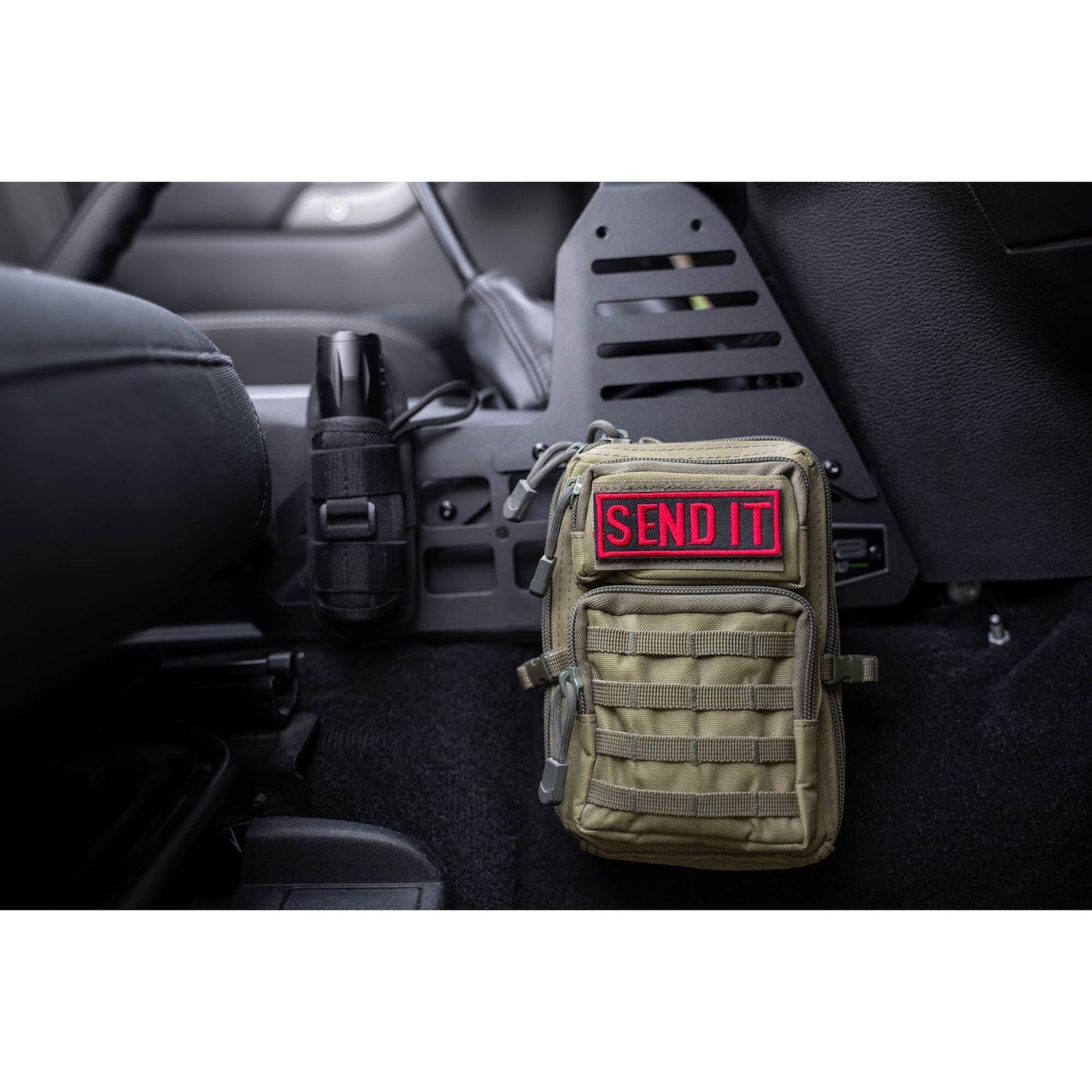 DV8 Off-Road 2007-2018 Jeep Wrangler JK | Center Console Molle Panels & Device Bridge C3| CCJK-01
