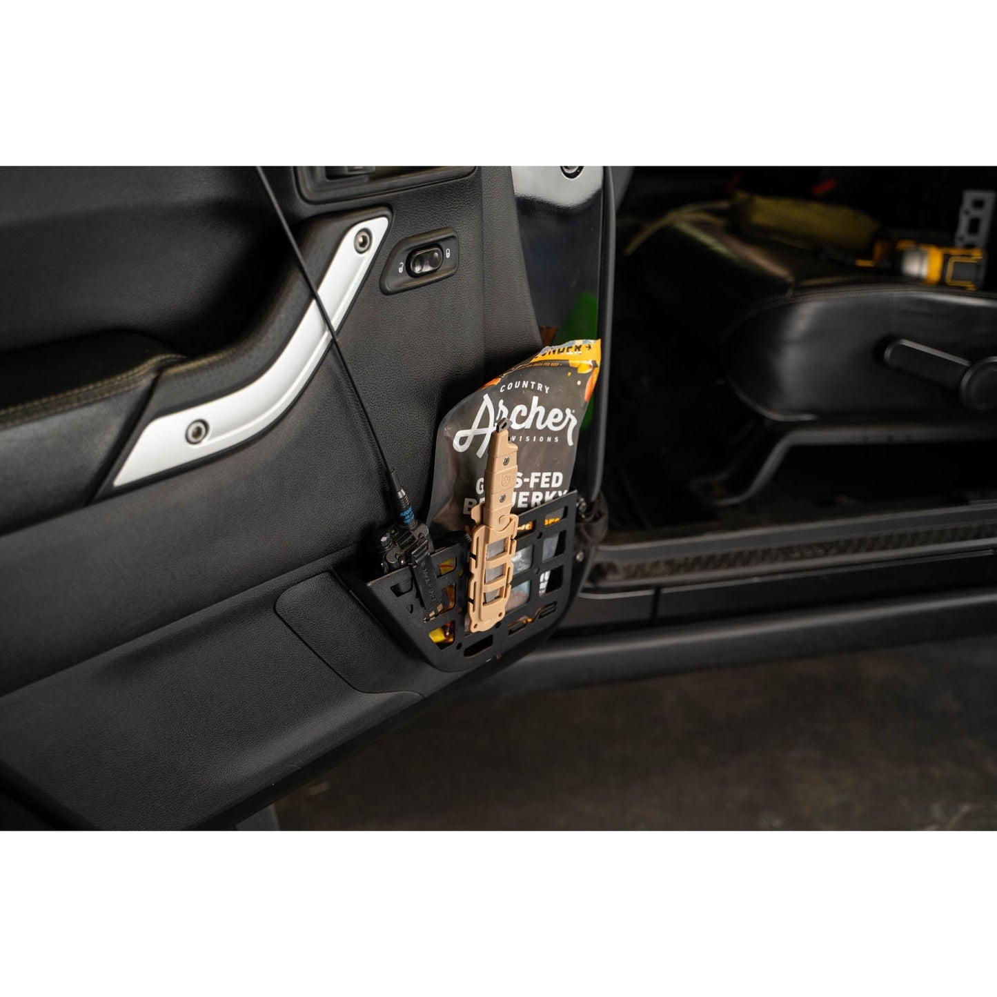 DV8 Off-Road 2011-2018 Jeep Wrangler JK | Slim Front Door Molle Pockets C3| MPJK-07