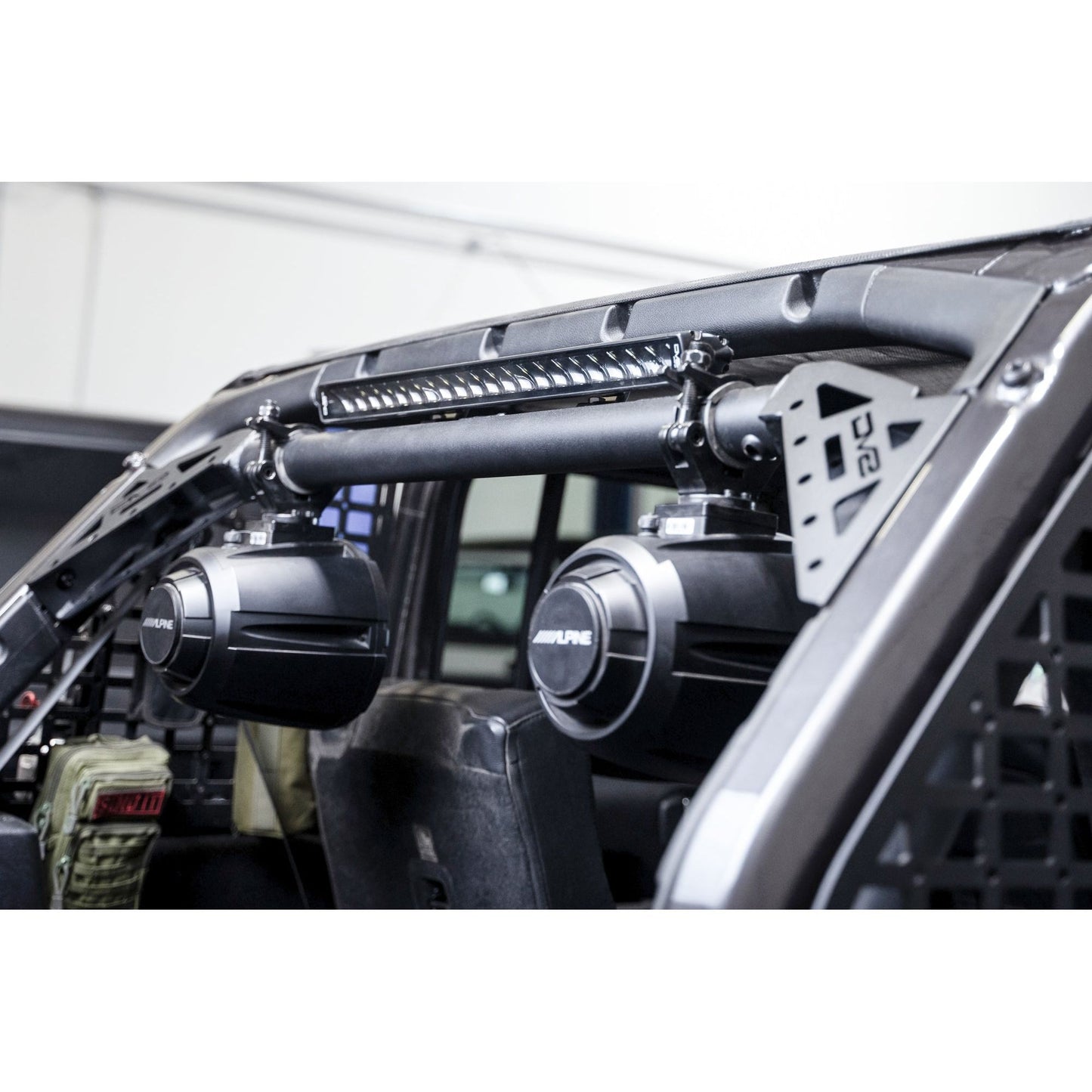 DV8 Off-Road 2018-2024 Jeep Wrangler JL | Rear Speaker & Light Bar Mount C3| SBJL-01