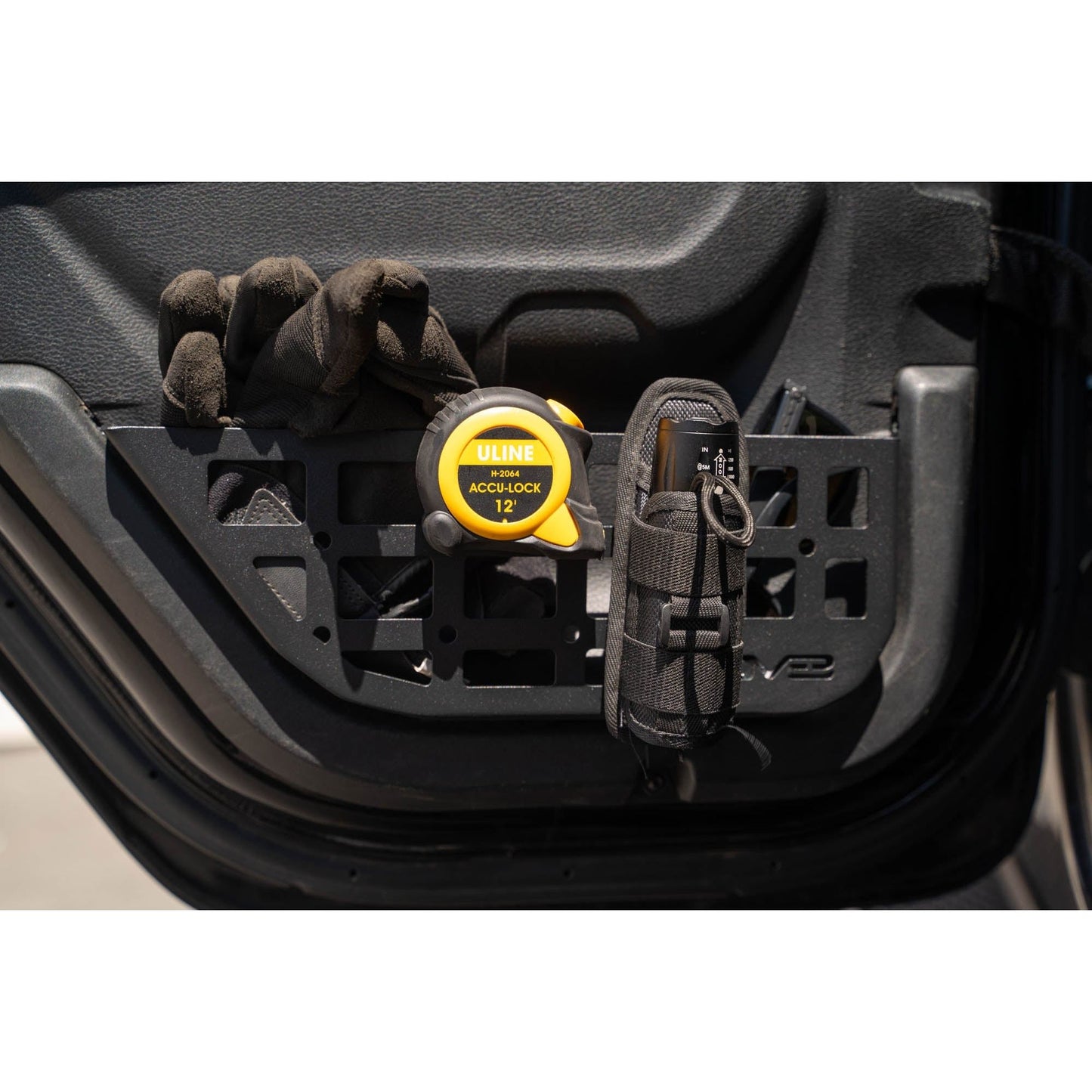 DV8 Off-Road 2018-2024 Jeep Wrangler JL & 2020-2024 Gladiator JT | Slim Rear Door Molle Pockets C3| MPJL-08