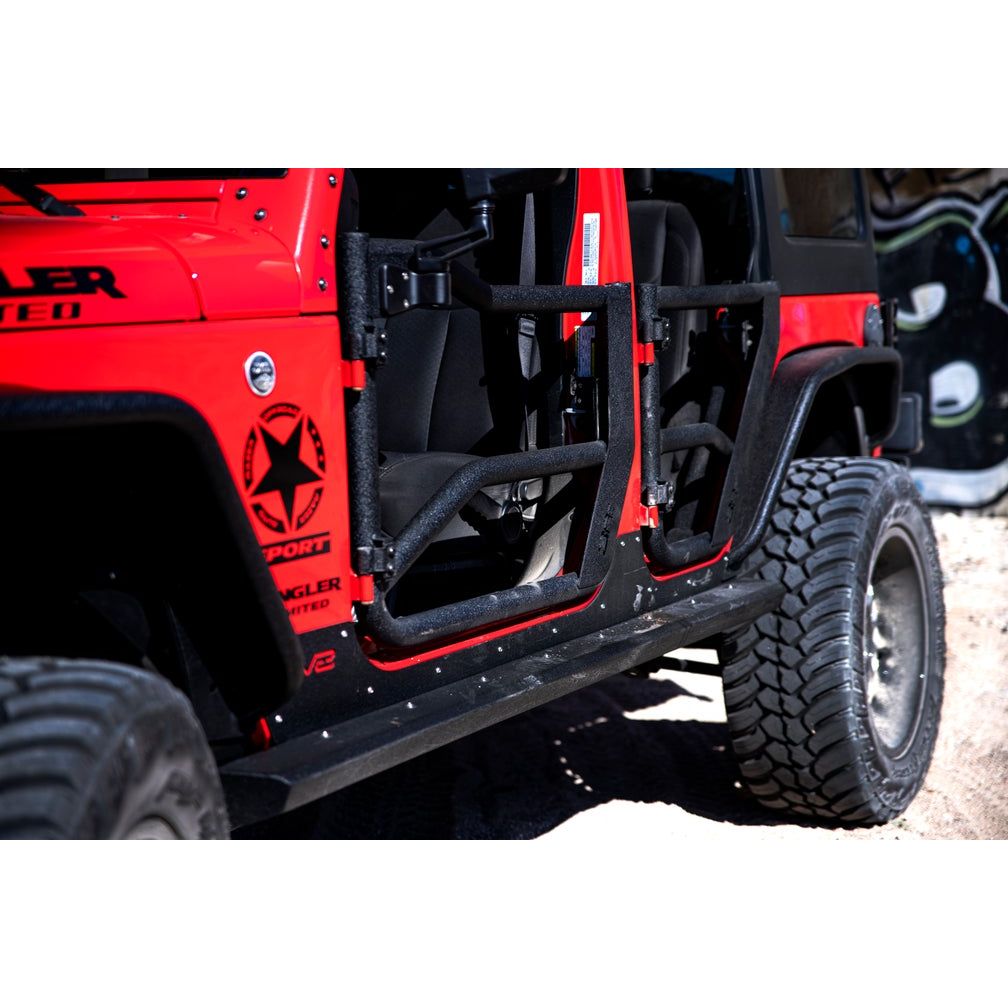 Body Armor 4x4 2007-2018 JEEP WRANGLER JK TUBE DOORS FRONT, PAIR JK-6154