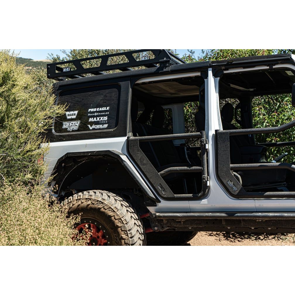 Body Armor 4x4 2018-2024 JEEP WRANGLER JL & GLADIATOR JT TUBE DOORS REAR, PAIR JL-6155