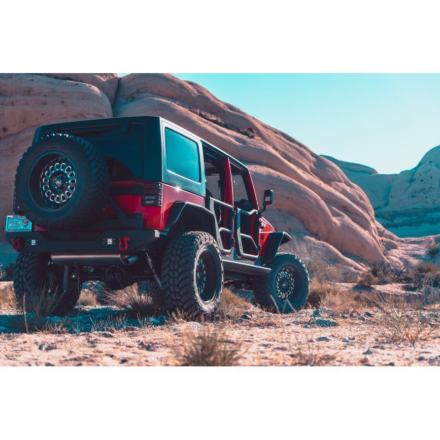 Body Armor 4x4 2007-2018 JEEP WRANGLER JK FULL-WIDTH REAR BUMPER JK-2965