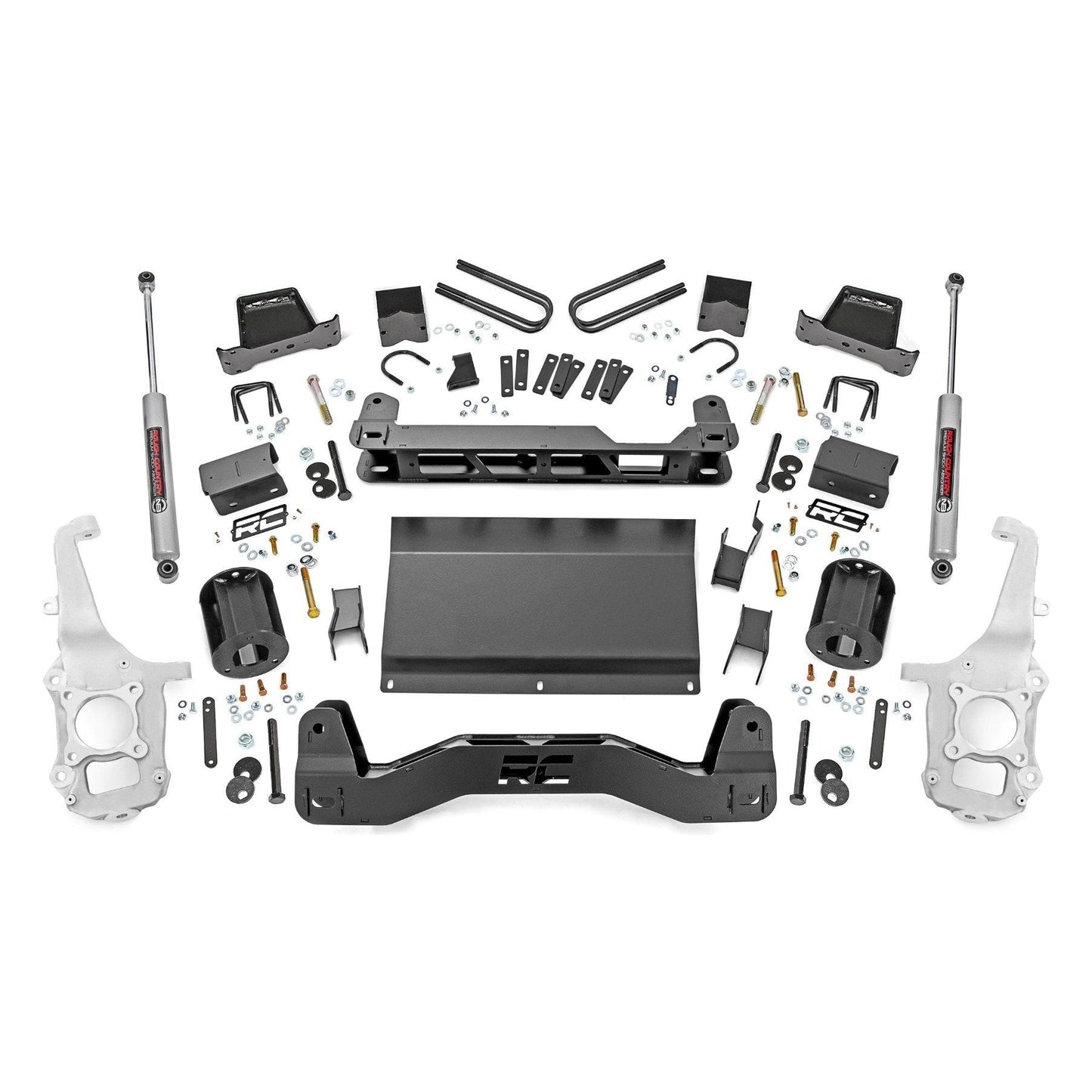 Rough Country Strut Spacers w/N3 Rear Shocks 6 Inch Lift Kit I 49930