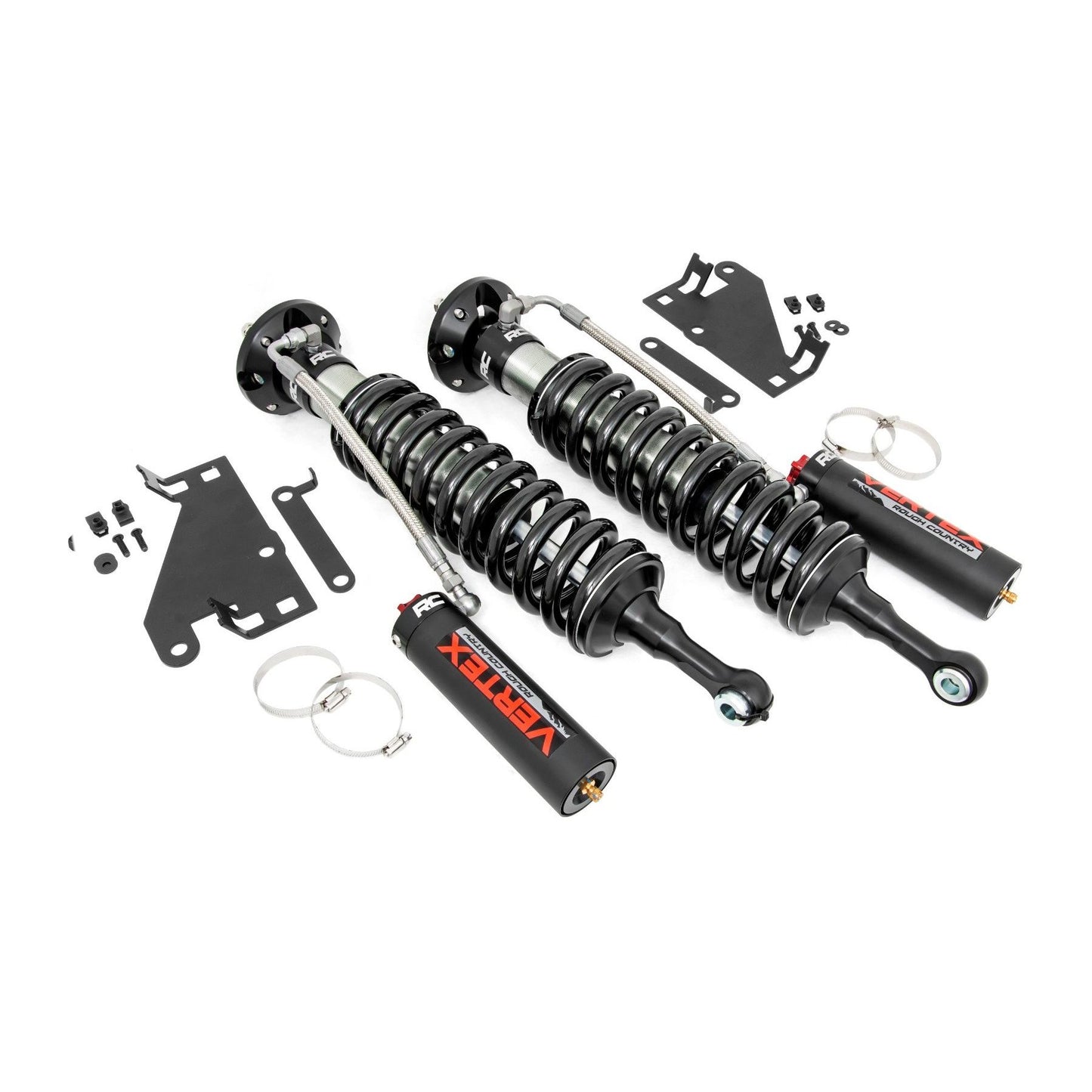 ROUGH COUNTRY Vertex 2.5 Adjustable Coilovers | Front | 3.5 Inch | Toyota Tundra 4WD (22-25) | 689049