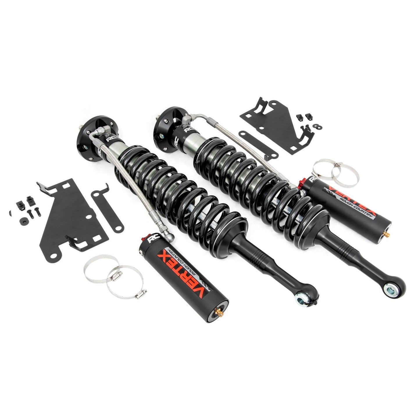 ROUGH COUNTRY Vertex 2.5 Adjustable Coilovers | Front | 6" | Toyota Tundra 4WD (2022-2025) | 689050