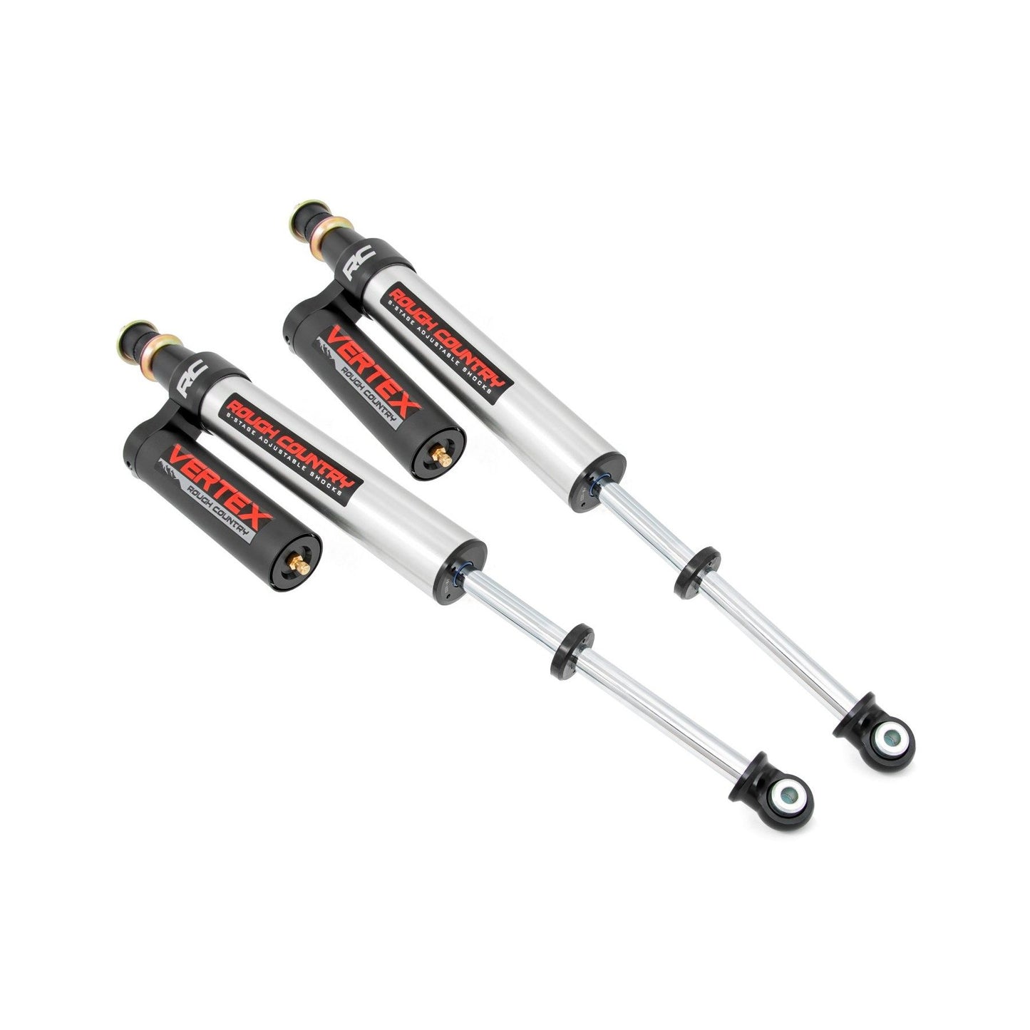 ROUGH COUNTRY Vertex 2.5 Adjustable Rear Shocks | 4-7" | Toyota Tundra 2WD/4WD (2022-2025) | 699050