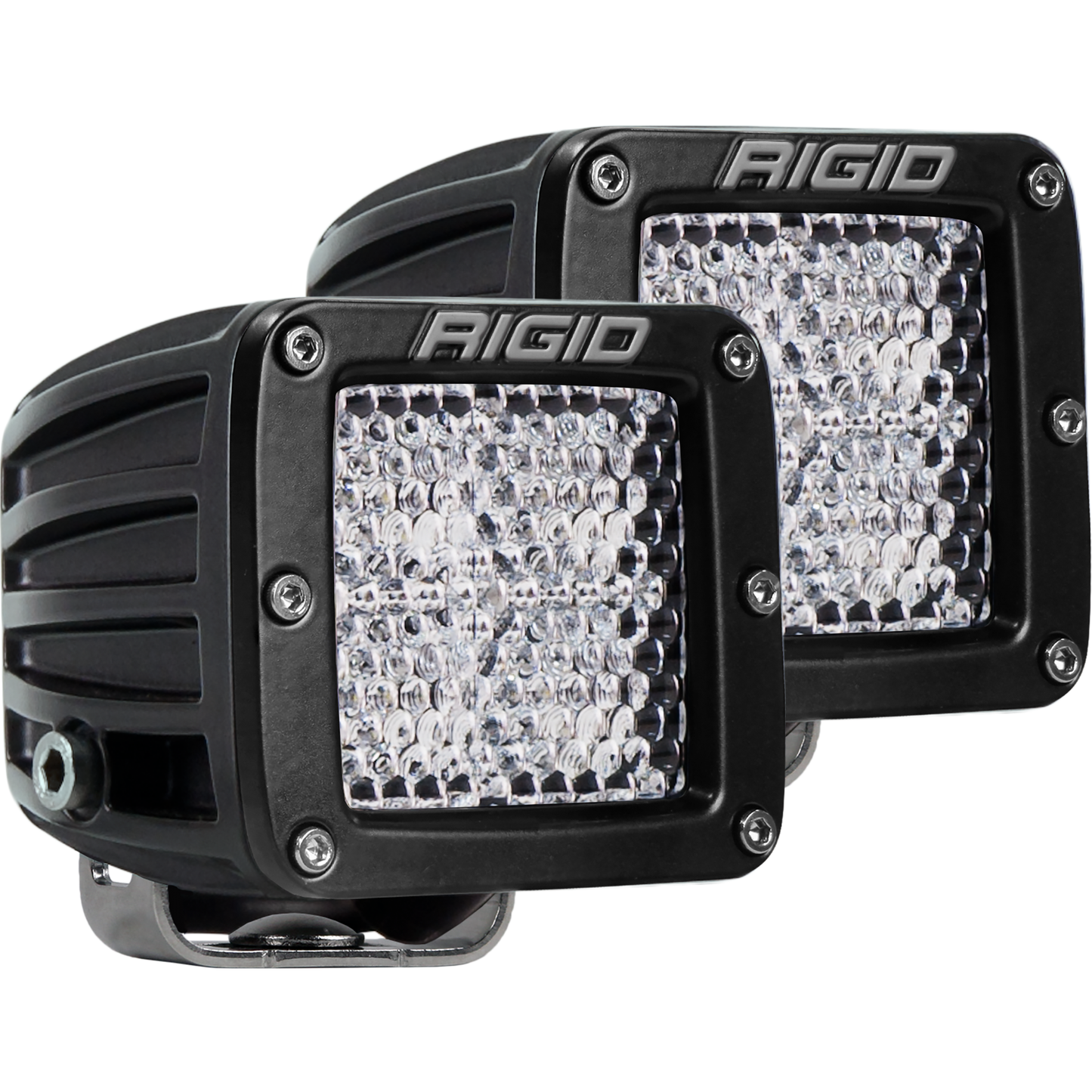 RIGID INDUSTRIES | Diffused Surface Mount Black Pair D-Series Pro RIGID Industries | 202513