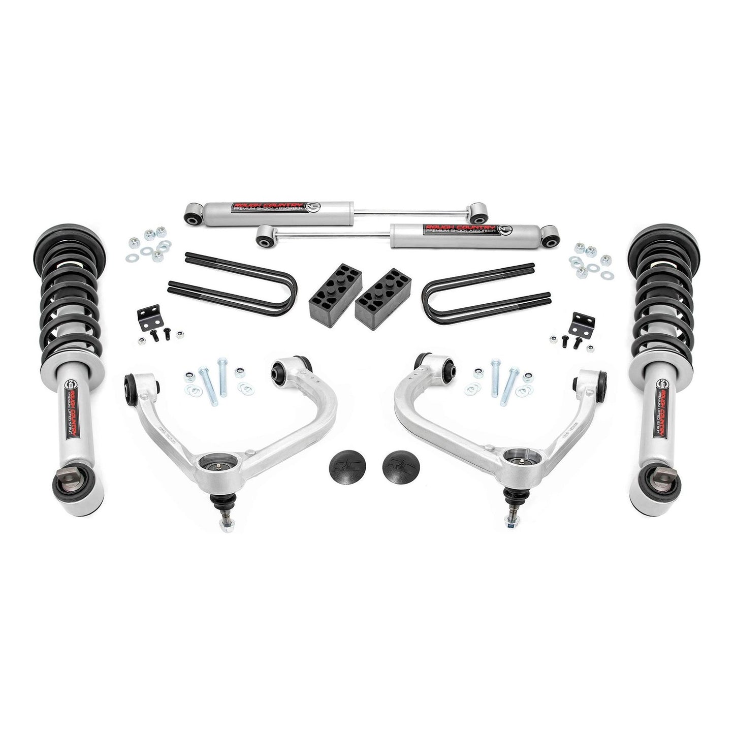 Rough Country N3 Struts w/N3 Rear Shocks 3 Inch Lift Kit I 41431