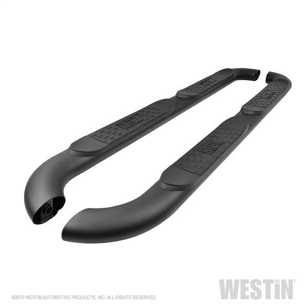 Westin Platinum 4 Oval Nerf Step Bars (Black) for 2018-C JL 4 Door Models 21-4065