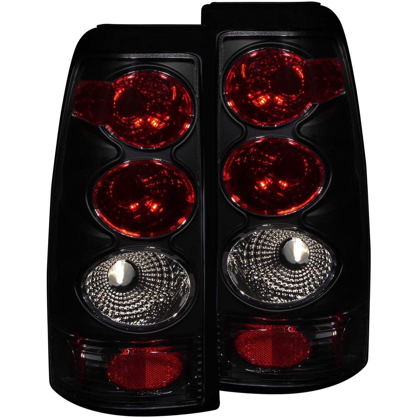 Anzo USA | Tail Light Assembly Dark Smoke Lens Pair | Fits Silverado 1500 | 211160