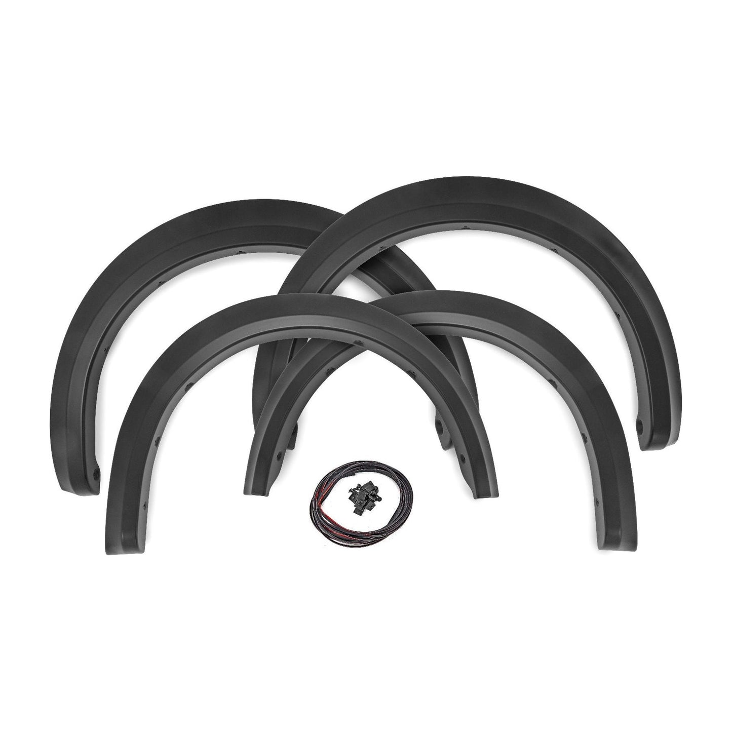 Rough Country Flat Black Fender Flares I S-F32241
