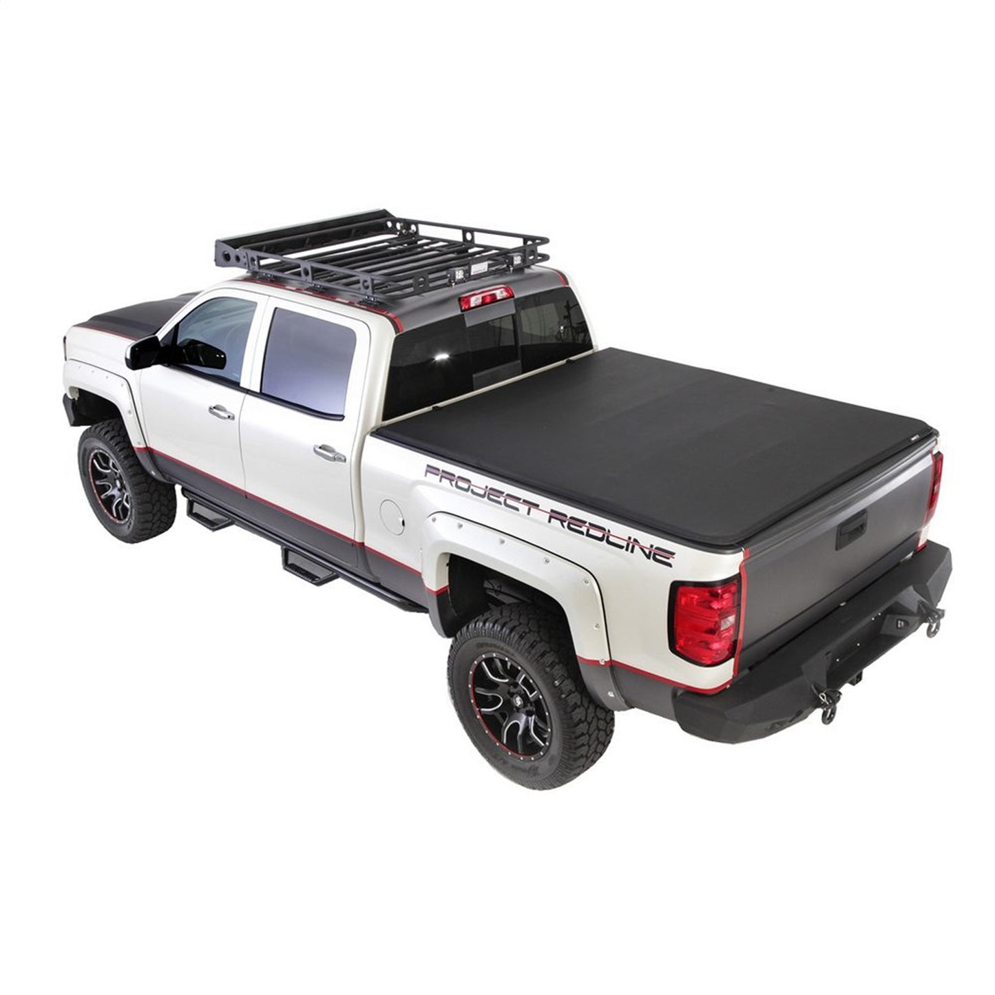 Smittybilt Smart Cover Trifold Tonneau Cover Incl. Cargo Net Black I 2610032